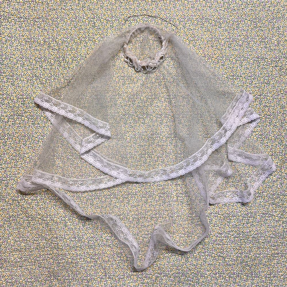 VINTAGE WEDDING HEADPIECE VEIL